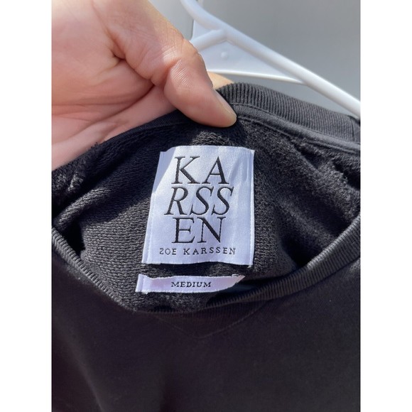 Zoe karssen Studio Tokyo Men’s Long Sleeve Black Size Medium - Picture 4 of 5